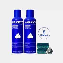 Harry's Original 8 Blades & 2 Shave Gels